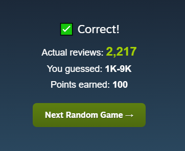 ReviewGuesser Answer Interface