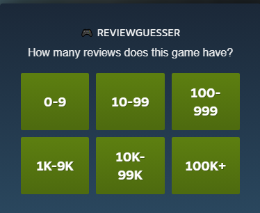 ReviewGuesser Question Interface